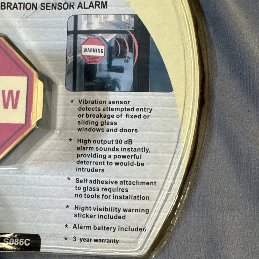 Telko S086N Glass Break/Sensor Alarm‎ Guard Vibration Sensor Device
